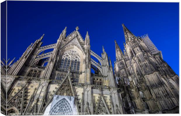 Cologne Cathedral in Germany Canvas Print by Chris Dorney