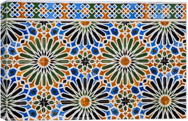 Beautiful Portuguese Tiles Canvas Print by Chris Dorney