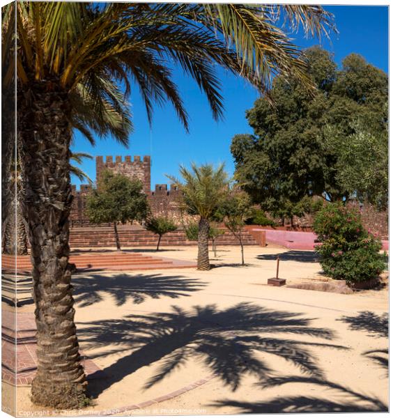 Castle of Silves in Portugal Canvas Print by Chris Dorney