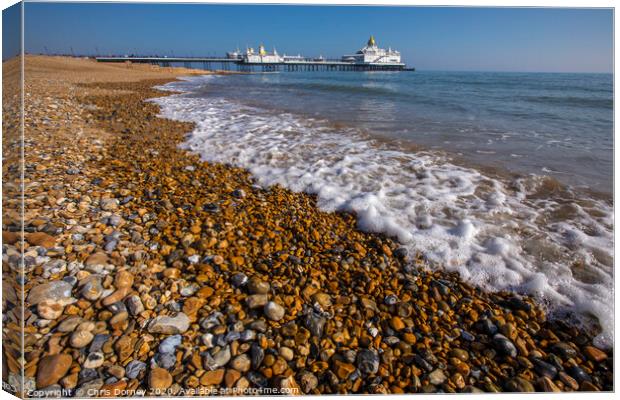 Eastbourne in Sussex Canvas Print by Chris Dorney