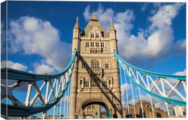 Tower Bridge in London Canvas Print by Chris Dorney