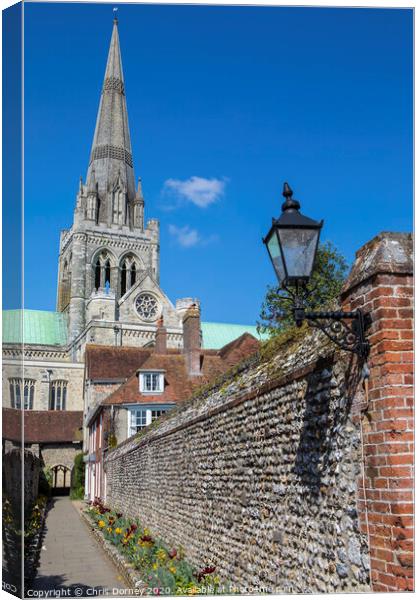 Chichester in Sussex Canvas Print by Chris Dorney