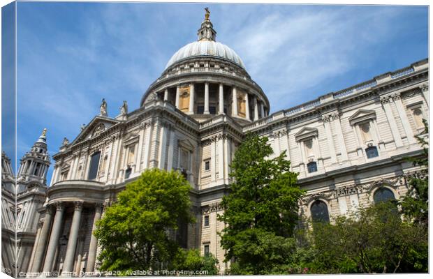 St. Pauls Cathedral in London Canvas Print by Chris Dorney