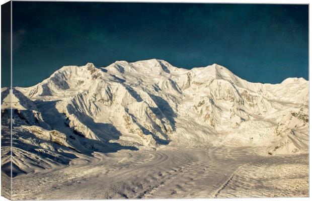 Mount Blackburn Canvas Print by Fred Denner