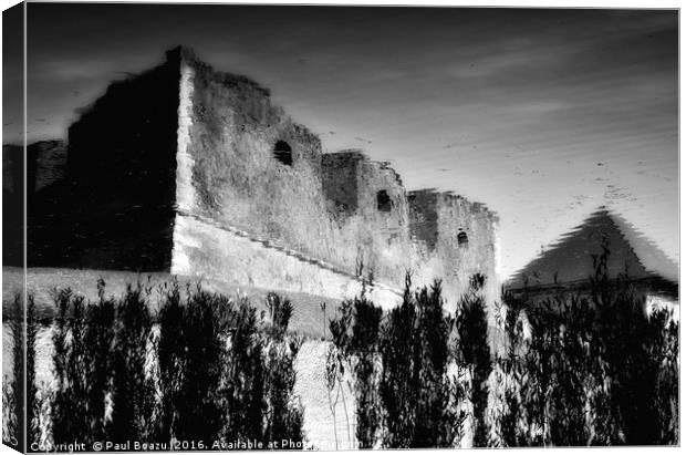 fortress in reflection Canvas Print by Paul Boazu