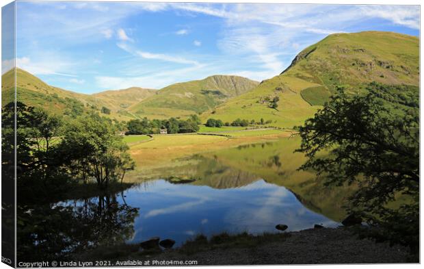 Brotherswater , Lake District UK,   Canvas Print by Linda Lyon