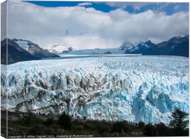 Perito Moreno Glacier in the Los Glaciares National Park Canvas Print by Milton Cogheil