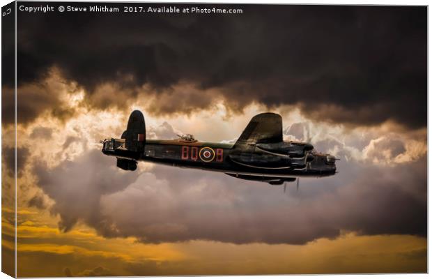 Into the Storm. Canvas Print by Steve Whitham