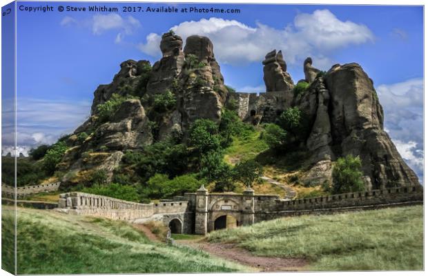 Belogradchik Rocks and Fortress Canvas Print by Steve Whitham