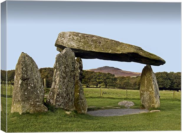  Pentre Ifan West Wales Ancient Monument Canvas Print by john hartley