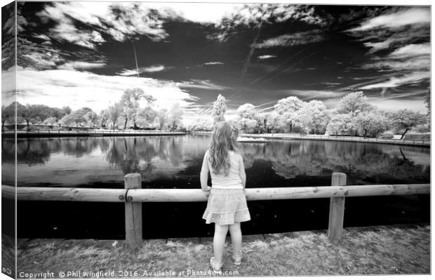 Southchurch Park Canvas Print by Phil Wingfield