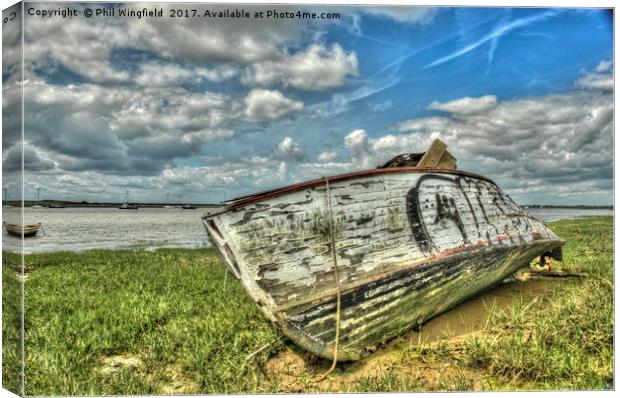 All Washed Up Canvas Print by Phil Wingfield