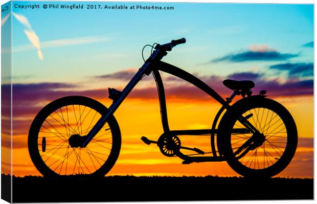 Chopper Canvas Print by Phil Wingfield