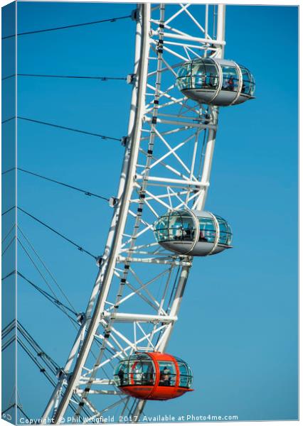 London Eye Canvas Print by Phil Wingfield