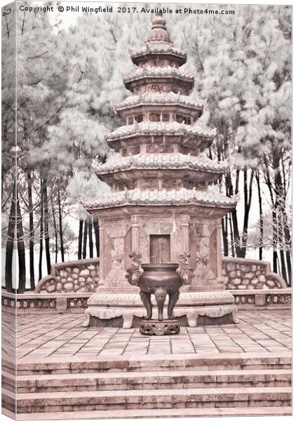 Pagoda Canvas Print by Phil Wingfield