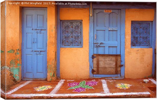 Rustic but Colourful Canvas Print by Phil Wingfield