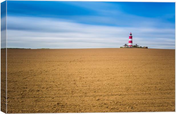 Happisburgh Lighthouse Canvas Print by Mark Hawkes