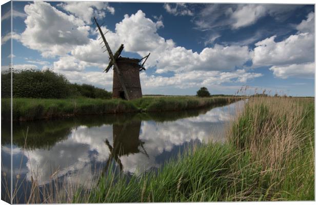 Brograve Windmill Canvas Print by Mark Hawkes