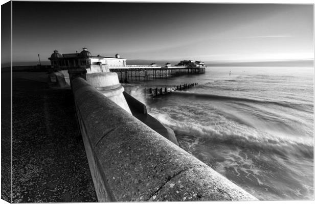 Cromer Pier & Prom Canvas Print by Mark Hawkes