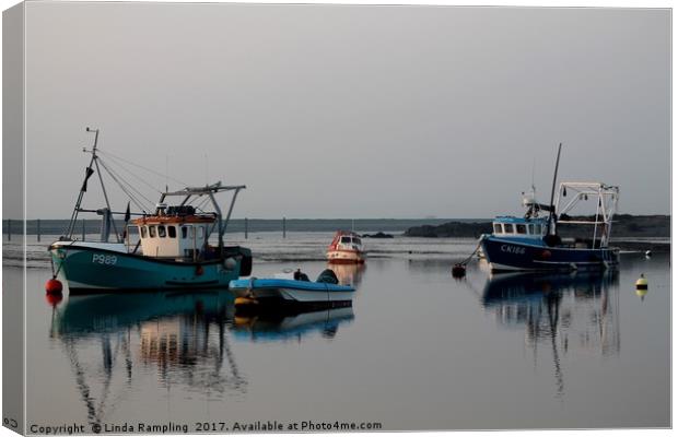 Calm Reflections Canvas Print by Linda Rampling