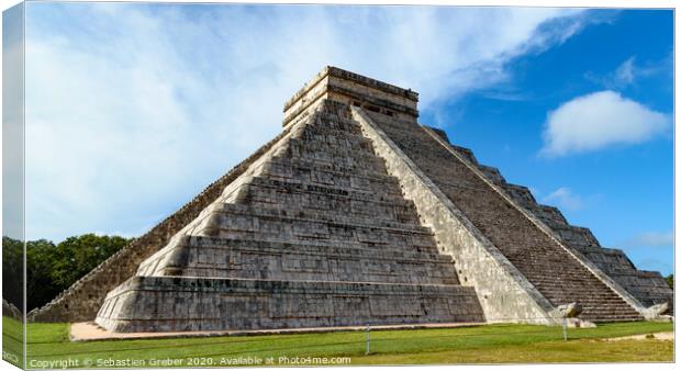 El Castillo Chichen Itza Canvas Print by Sebastien Greber