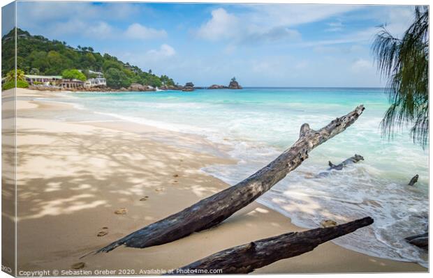 Anse Soleil Mahe Seychelles Canvas Print by Sebastien Greber