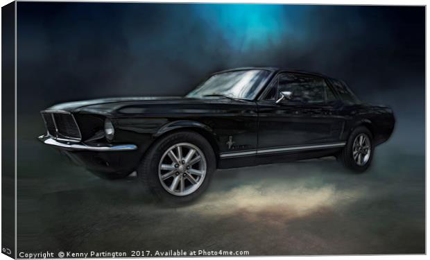 69 Shelby Mustang Canvas Print by Kenny Partington