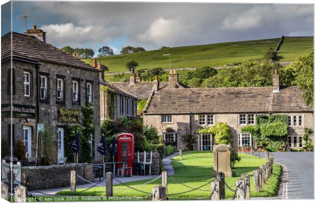 Burnsall village Canvas Print by kevin cook