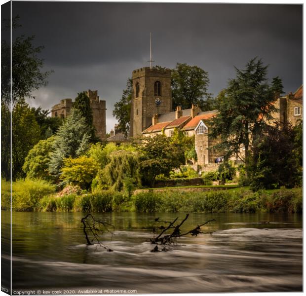 Tanfield flow Canvas Print by kevin cook