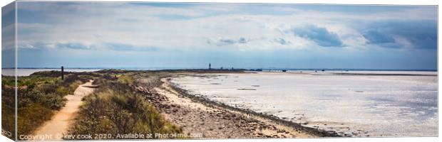 Spurn point-Pano Canvas Print by kevin cook