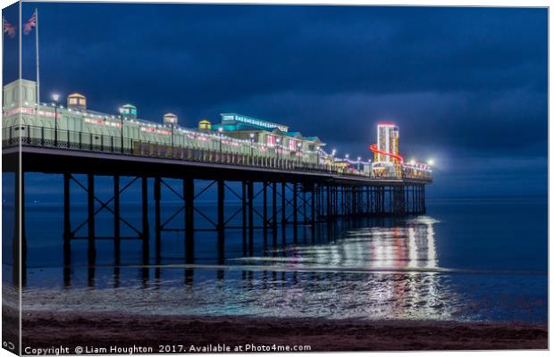 Paignton pier  Canvas Print by Liam Houghton