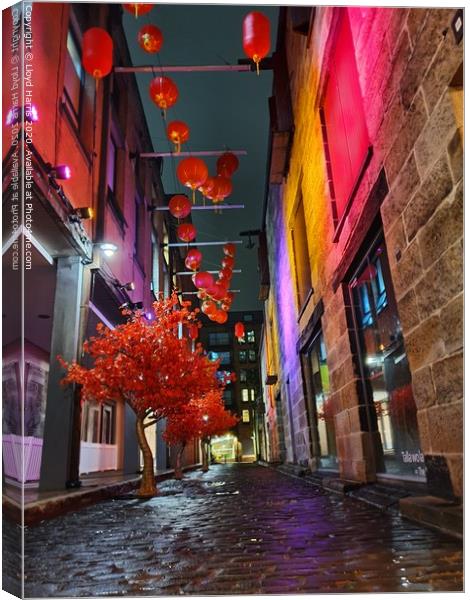 Chinese New year in Sydney Canvas Print by Lloyd Harris