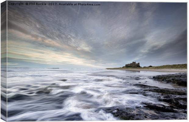 Bamburgh Castle Canvas Print by Phil Buckle