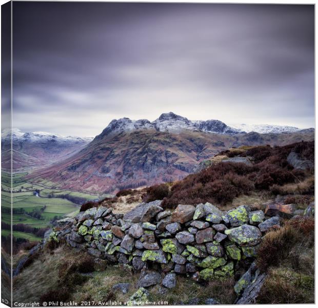 Side Pike Wall Canvas Print by Phil Buckle