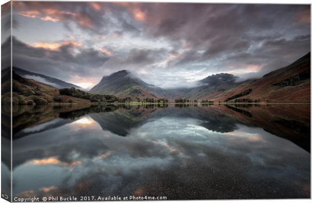 Buttermere Sunrise Canvas Print by Phil Buckle