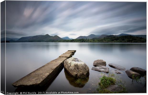 Isthmus Bay Long Exposure Canvas Print by Phil Buckle