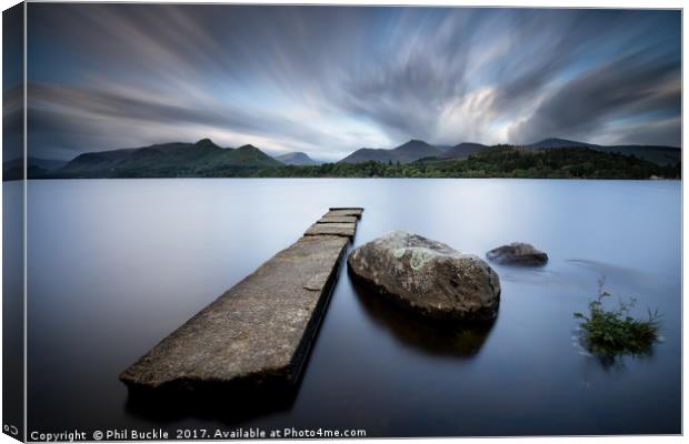 Isthmus Bay Long Exposure Canvas Print by Phil Buckle