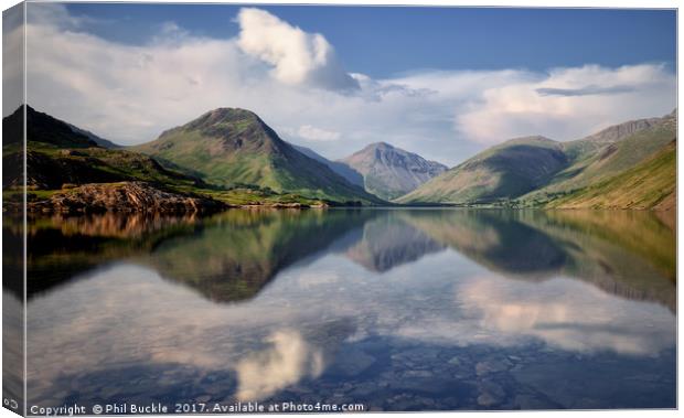 Great Gable View Wastwater Canvas Print by Phil Buckle