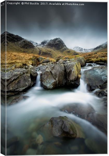 Deepdale Beck Canvas Print by Phil Buckle