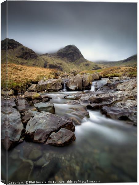 Deepdale lower Waterfall Canvas Print by Phil Buckle
