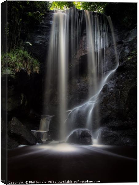 Roughting Linn Waterfall Canvas Print by Phil Buckle
