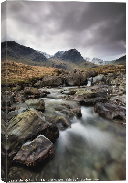 Deepdale Beck Falls Canvas Print by Phil Buckle