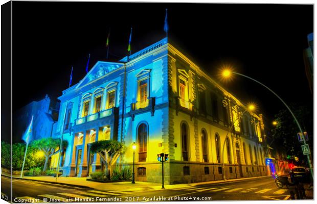 City Hall  Canvas Print by Jose Luis Mendez Fernand