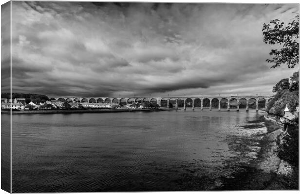 Royal Border Bridge Canvas Print by Alf Damp