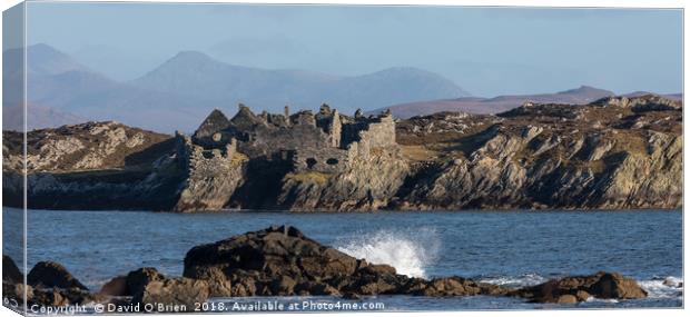 Cromwell's Castle Inishbofin Canvas Print by David O'Brien