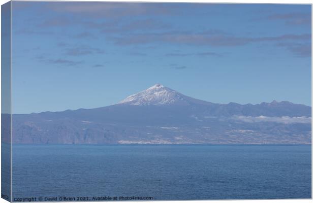 El Teide Canvas Print by David O'Brien