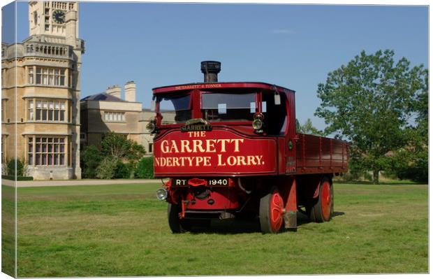 Garrett steam lorry Canvas Print by Alan Barnes