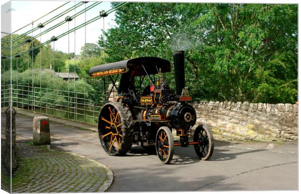 Fowler Traction Engine Canvas Print by Alan Barnes