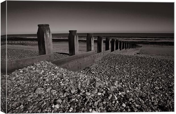 Eastbourne Pillars Canvas Print by Malcolm Smith