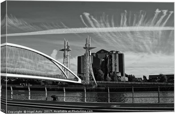Architectural Sky's Canvas Print by Nigel Auty